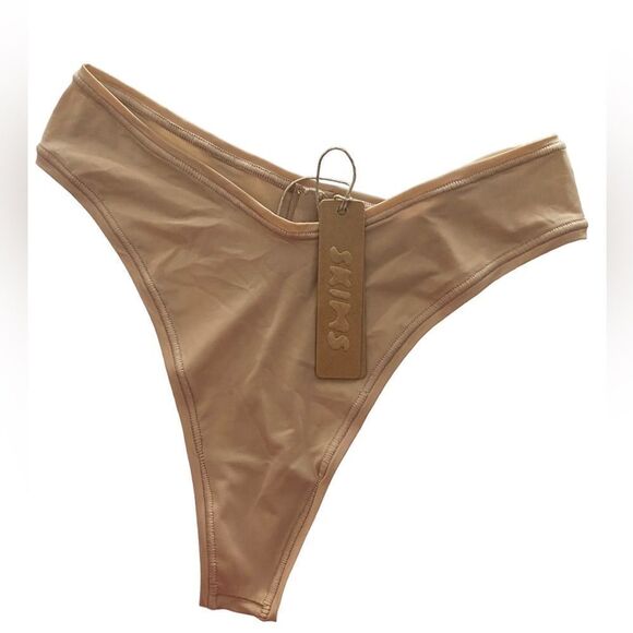 SKIMS Other - 🆕Skims NWT Jelly Sheer Dipped Thongs in Clay (SK-5)